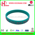 Silicone Wristband, Debossed or Embossed Logo, Customized Colors are Accepted